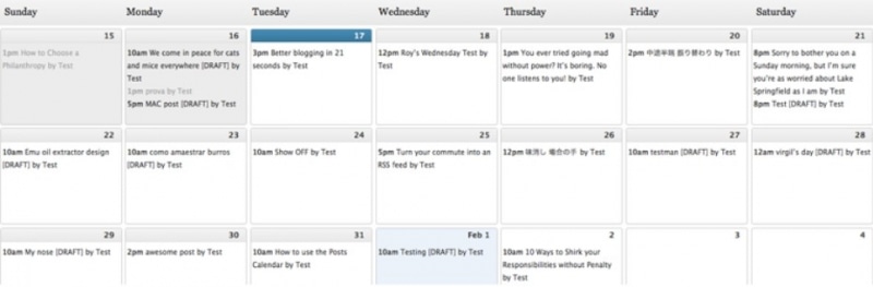 图片[1]-Editorial Calendar为你的WordPress添加编辑日历 让文章定时发布更简单-玩吧资源站