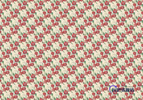 小清新鲜花花纹背景Photoshop填充素材下载-玩吧资源站