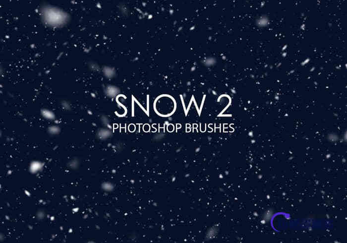 漫天雪花、下雪Photoshop飘雪笔刷 #.2