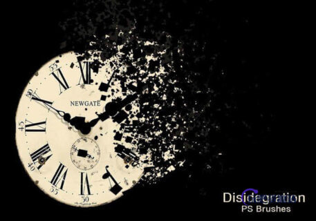 破碎效果、碎片纹理、裂开碎裂Photoshop免费笔刷下载-玩吧资源站