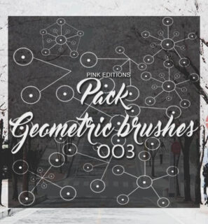 随意圆点连线背景Photoshop笔刷下载-玩吧资源站