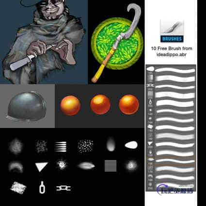 10种photoshop cc专用的混合刷子素材