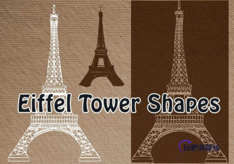法国埃菲尔铁塔形状photoshop自定义形状素材 .csh 下载-玩吧资源站
