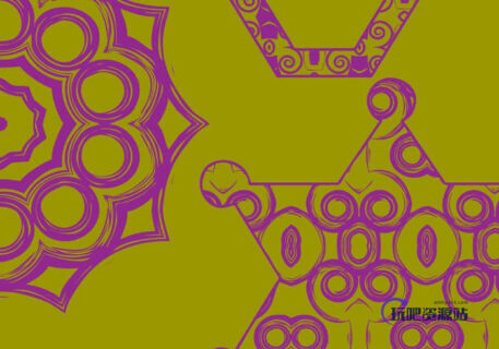 非主流星型图形PS自定义形状素材-玩吧资源站