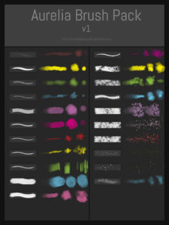艺术节的数字笔刷PS素材下载-玩吧资源站