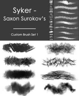 自定义设置纹理Photoshop CC系列笔刷素材-玩吧资源站