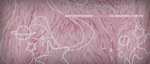 可爱童趣涂鸦ps笔刷素材-玩吧资源站