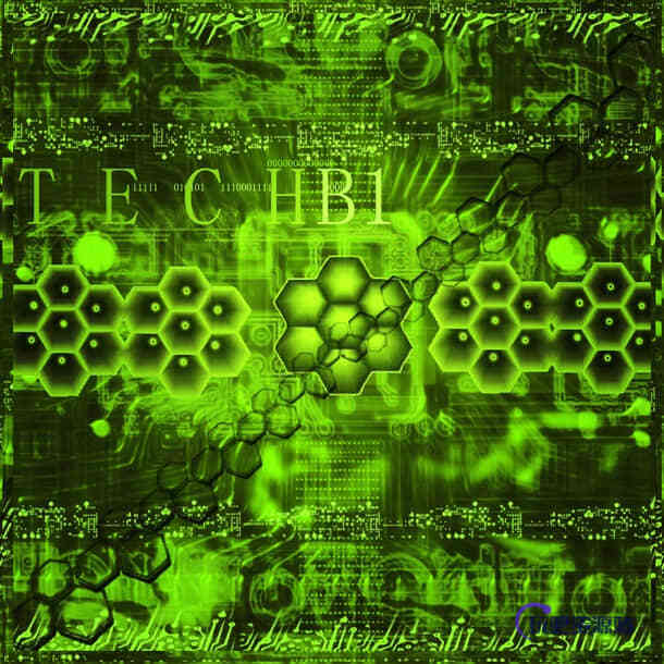 数字科技蜂窝空Photoshop笔刷下载