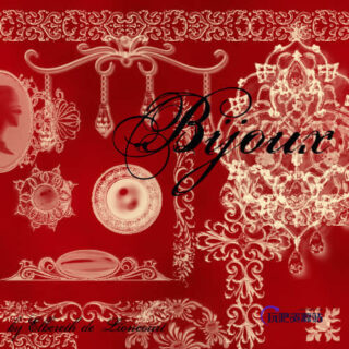 珠宝首饰Photoshop笔刷素材下载-玩吧资源站