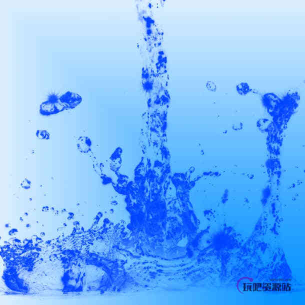 水花、溅水Photoshop笔刷下载