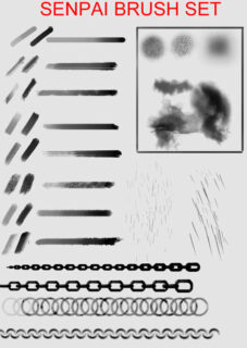 30种混合Photoshop元素套装笔刷素材下载-玩吧资源站