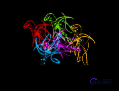 艺术光影线条组合Photoshop笔刷下载-玩吧资源站