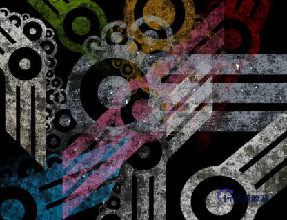 复古潮流元素图形Photoshop笔刷下载-玩吧资源站