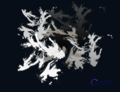 组合污渍刷子Photoshop笔刷下载-玩吧资源站