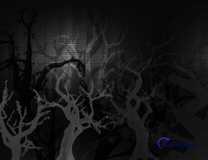 恐怖森林、大树、鬼树Photoshop笔刷下载-玩吧资源站