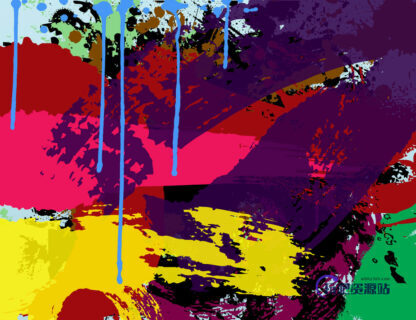 疯狂油漆刷子PS笔刷下载-玩吧资源站