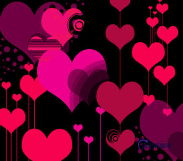 情人节背景爱心饰品装饰PS笔刷下载-玩吧资源站