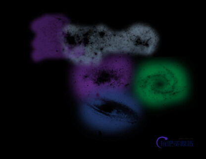 宇宙星系背景效果PS笔刷下载-玩吧资源站