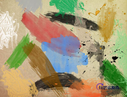 水彩划痕、涂抹痕迹PS笔刷下载-玩吧资源站