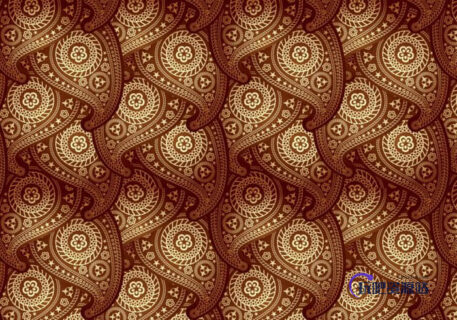 精美的佩斯利花纹Photoshop填充素材下载-玩吧资源站