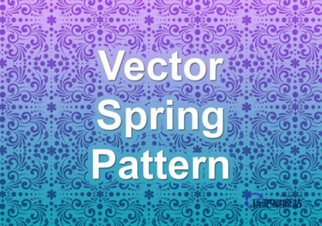 漂亮的印花图案、墙壁花纹Photoshop图案底纹素材.pat-玩吧资源站