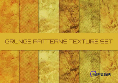 无纺布图案纹理Photoshop填充素材下载 .pat-玩吧资源站