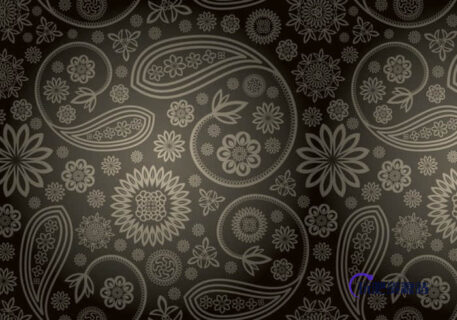 佩斯利式贵族花纹图案Photoshop背景填充素材下载-玩吧资源站