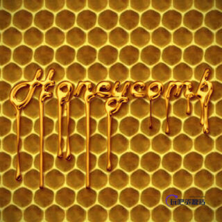 蜂窝状背景填充纹理Photoshop底纹素材下载-玩吧资源站