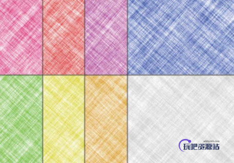 油漆磨砂线条纹理Photoshop填充素材-玩吧资源站