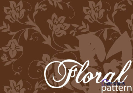 漂亮的艺术鲜花印花花纹Photoshop填充图案底纹素材 Patterns 下载-玩吧资源站