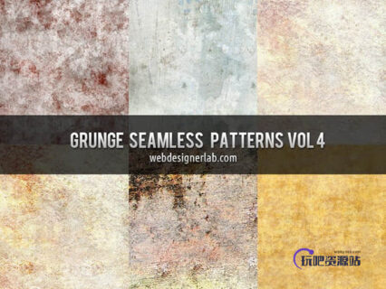 6种墙壁、油布背景纹理PS填充素材下载-玩吧资源站