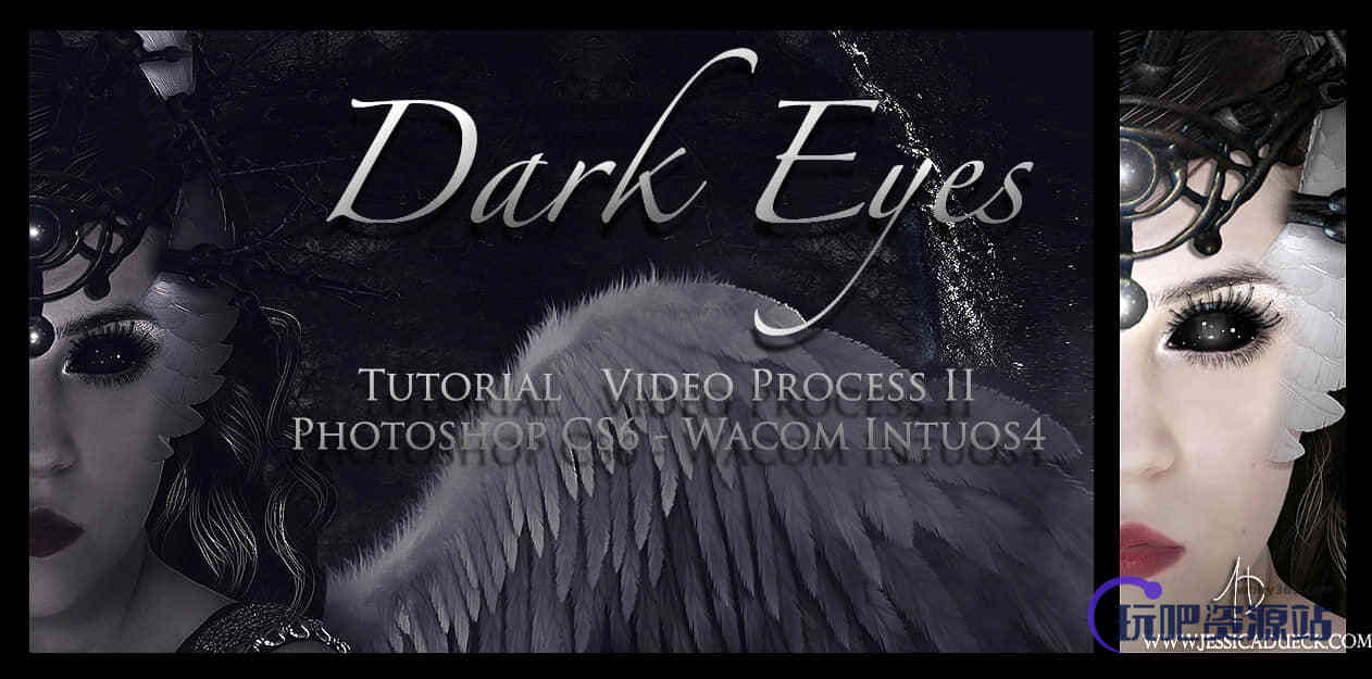 非主流恐怖的眼睛Photoshop笔刷素材