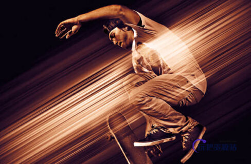 时尚光束Photoshop光影特效背景笔刷-玩吧资源站