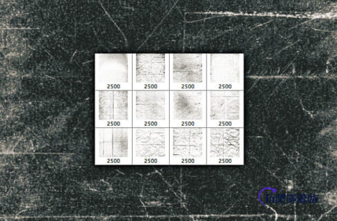 陈旧的纸张Photoshop笔刷下载-玩吧资源站