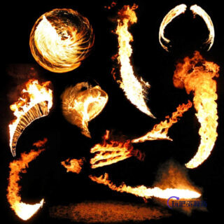 10种火焰、火光、火球效果素材PS笔刷下载（已扣PNG图片）-玩吧资源站