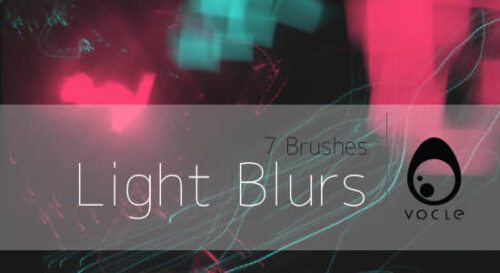 混乱光影重叠、光线效果Photoshop笔刷-玩吧资源站