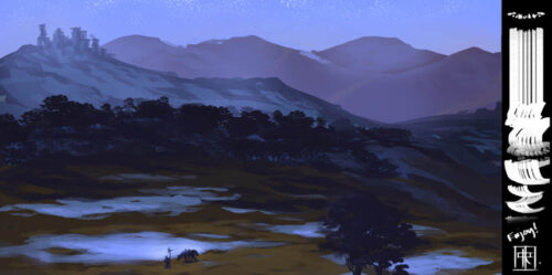 CG插画笔触PS笔刷下载-玩吧资源站