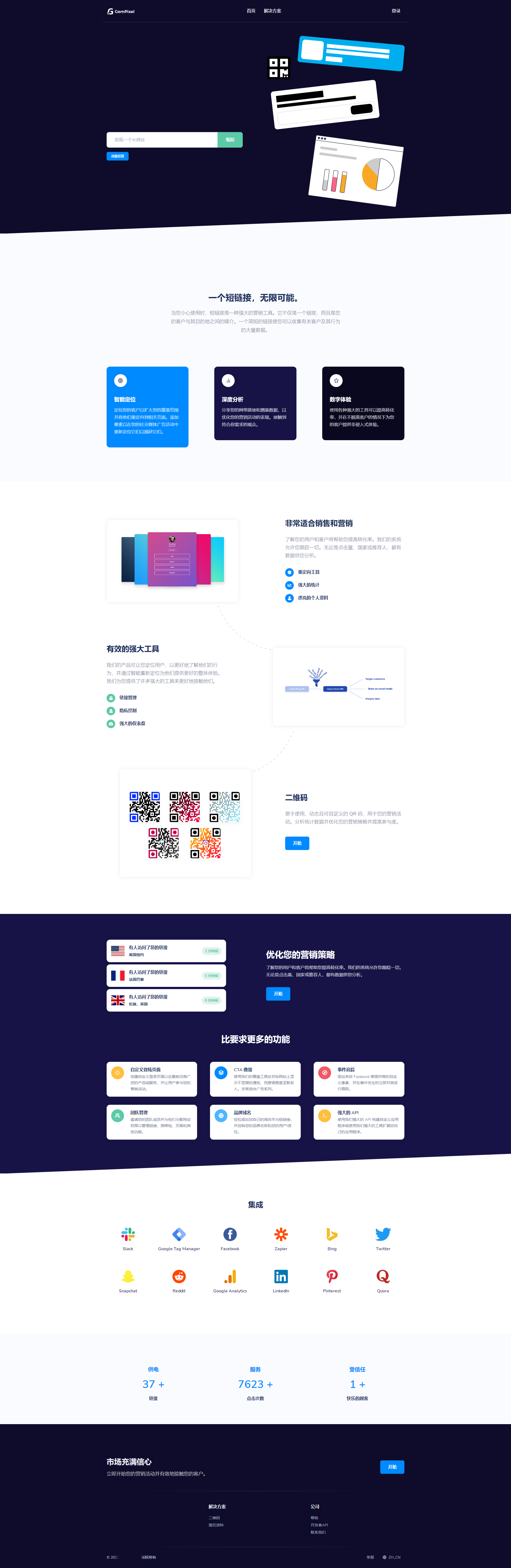 A1522Premium URL Shortener-高级URL缩短程序 +SaaS主题 v6.3.3