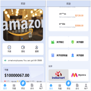 亚马逊抢单源码自动抓取订单任务邀请英文,西班牙语可自动切换语言-玩吧资源站