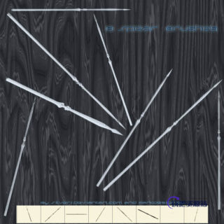 兵器矛、长矛Photoshop笔刷素材-玩吧资源站