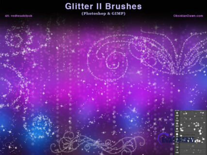 梦幻场景装饰背景素材PS笔刷下载-玩吧资源站