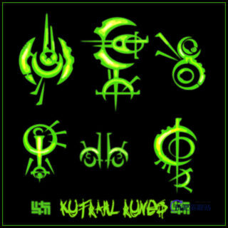 奇异宗教符文、神秘符号Photoshop笔刷素材-玩吧资源站