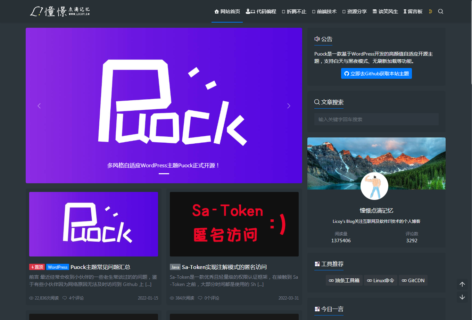 WordPress自适应白天暗夜高颜值无刷新加载首页支持三种布局 v2.4-玩吧资源站