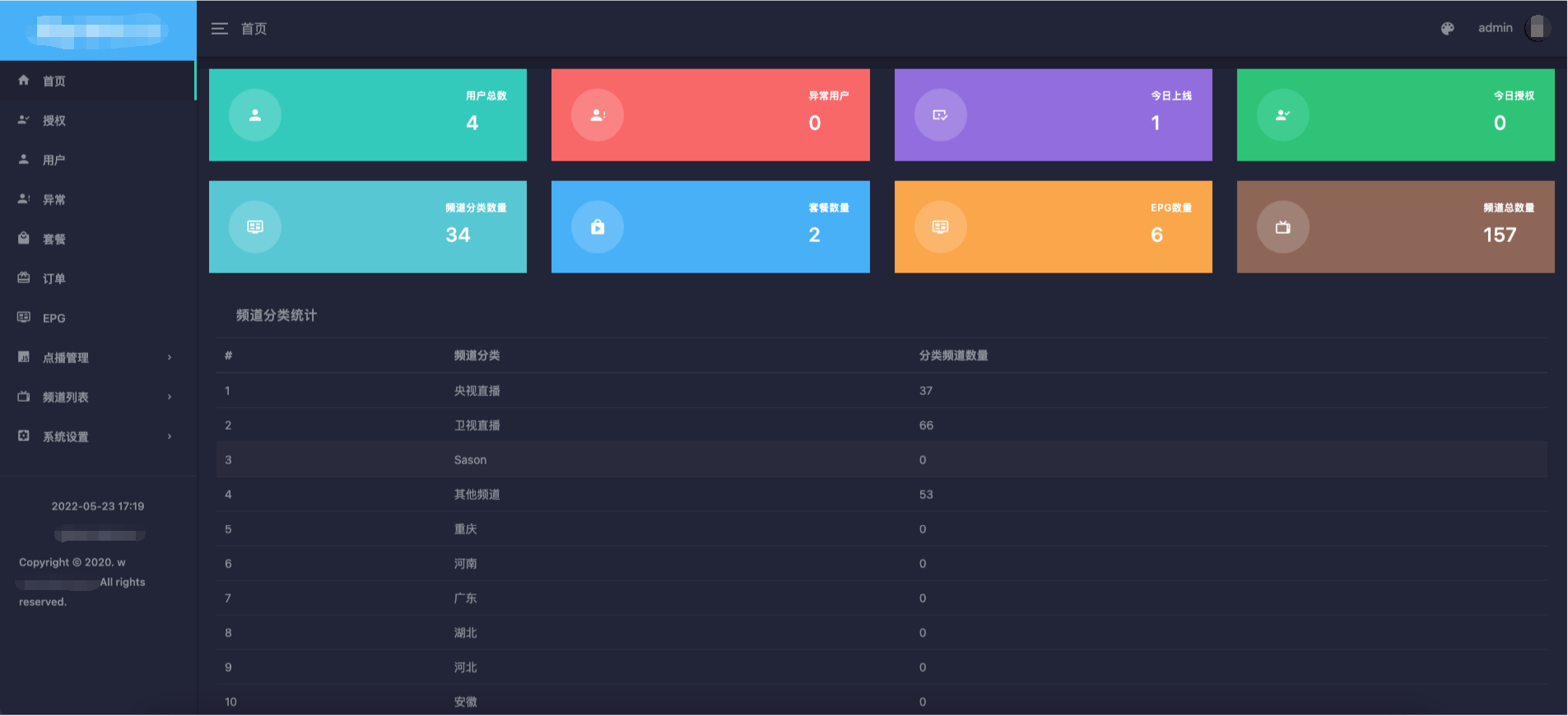 图片[1]-新版骆驼IPTV小肥米iptv管理系统全开源源码可对接EZtv电视直播管理系统-玩吧资源站