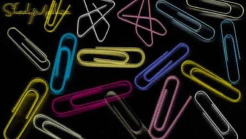 曲别针、回形针Photoshop办公用品笔刷-玩吧资源站