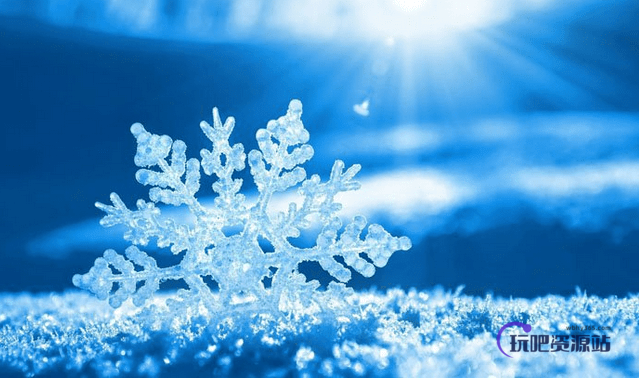 真实的雪花效果Photoshop笔刷素材