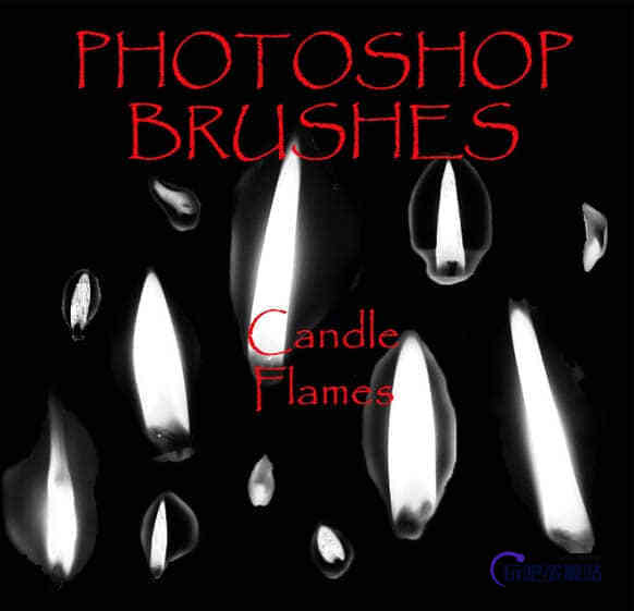火光、烛光、烛火Photoshop蜡烛笔刷