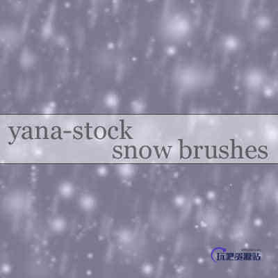 下雪效果Photoshop背景笔刷