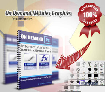 箭头标记、徽章等电子商务主题Photoshop笔刷-玩吧资源站