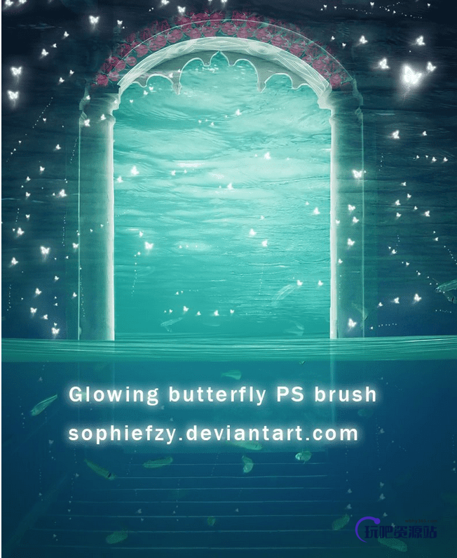 梦幻精灵仙子场景Photoshop背景笔刷